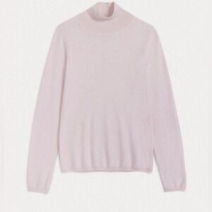 NakedCashmere LIVIA SEQUIN TURTLENECK Shell Pink Medium NWT